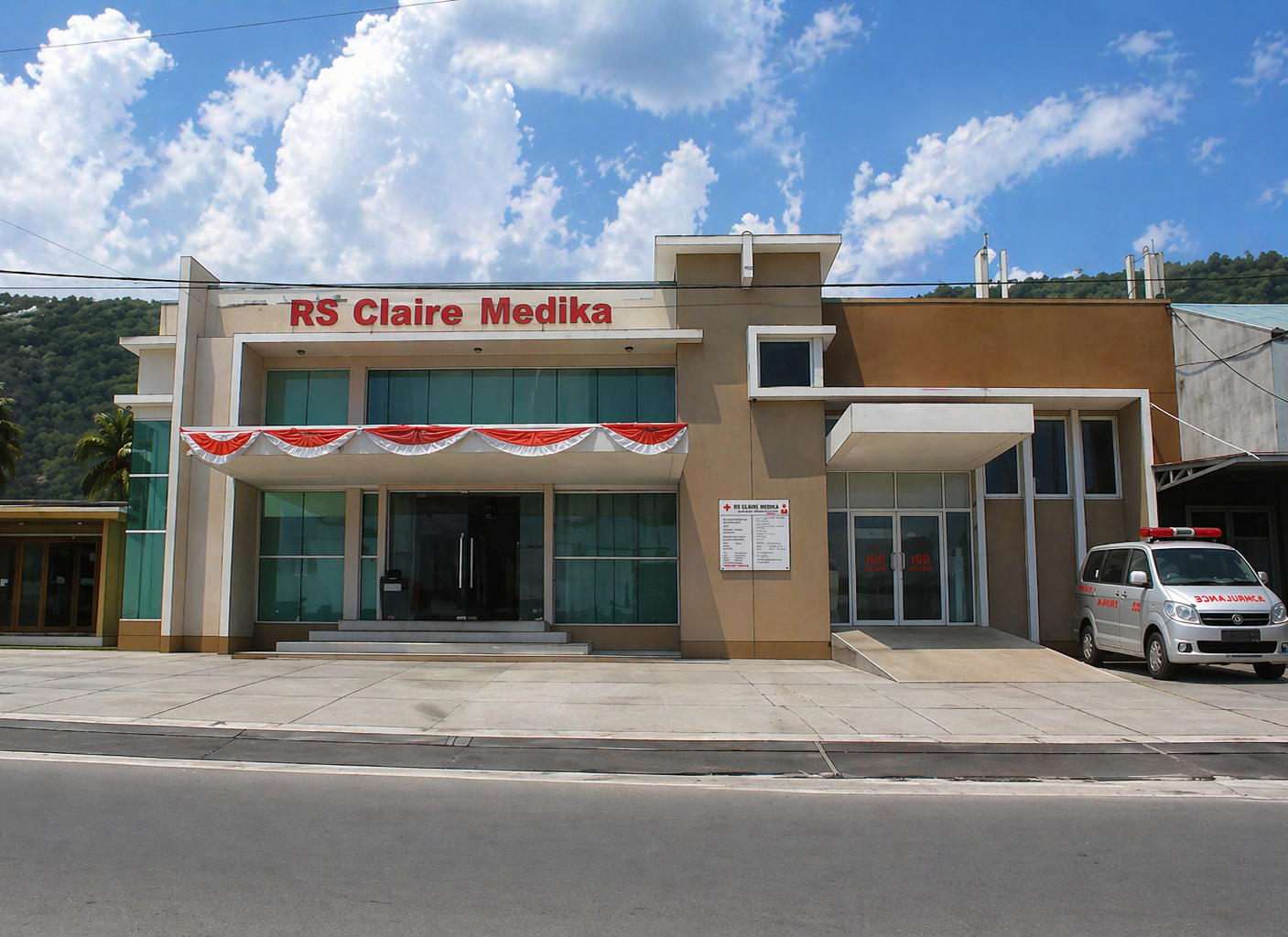 Area pelayanan RS CLAIRE MEDIKA